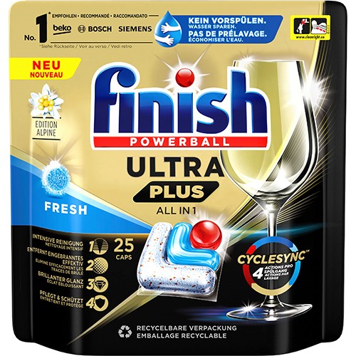 Finish Powerball Ultra Plus Alpine 25szt 305g