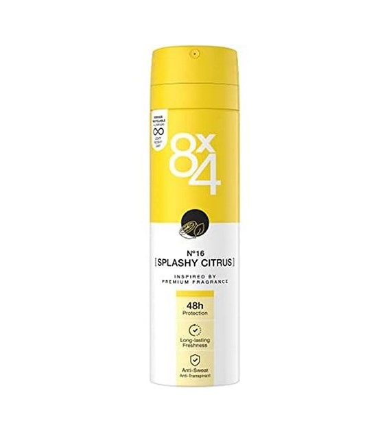 8x4 No 16 Splashy Citrus Deo 150ml
