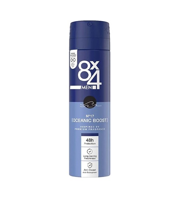 8x4 Men No 17 Oceanic Boost Deo 150ml