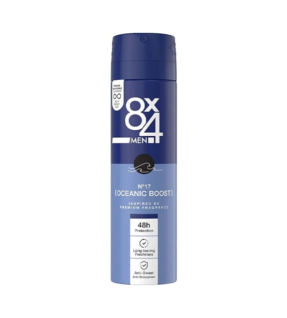 8x4 Men No 17 Oceanic Boost Deo 150ml