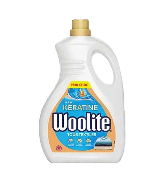 Woolite Keratine Tous Textiles Uni Gel 33p 2L