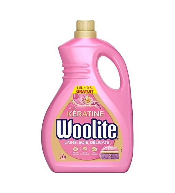 Woolite Keratine Laine Soie Delicats Gel 33p 2L