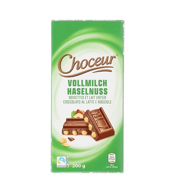 Choceur Vollmilch Haselnuss Czekolada 200g