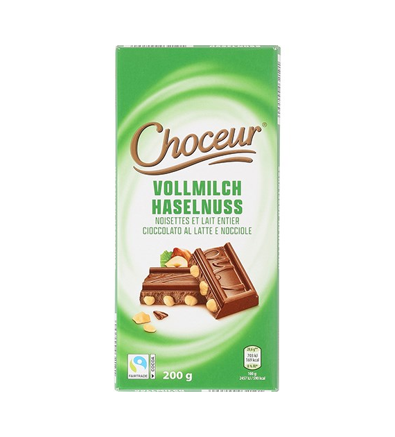 Choceur Vollmilch Haselnuss Czekolada 200g
