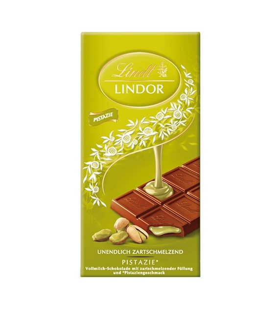 Lindt Lindor Pistazie Czekolada 100g