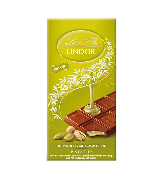 Lindt Lindor Pistazie Czekolada 100g