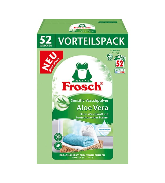 Frosch Aloe Vera Sensitive Proszek 52p 3,4kg