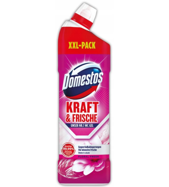 Domestos Kraft & Frische Floral Fresh WC Gel 1L