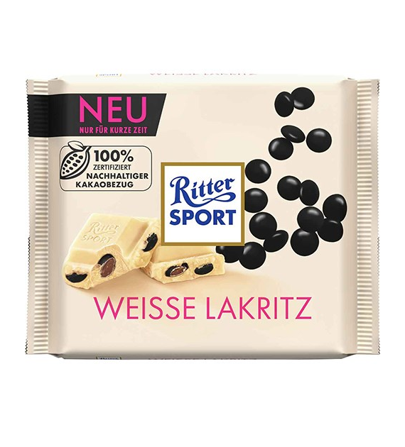 Ritter Sport Weisse Lakritz Czekolada 100g