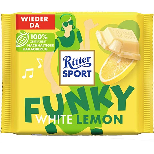 Ritter Sport Funky White Lemon Czekolada 100g