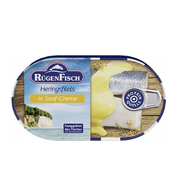 RugenFisch Heringfilets Senf-Creme 200g