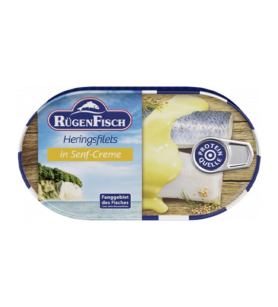 RugenFisch Heringfilets Senf-Creme 200g