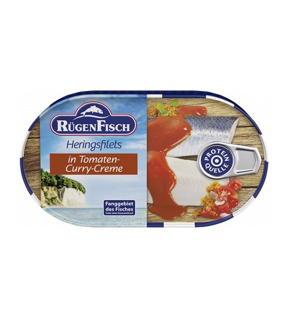RugenFisch Heringfilets Tomaten-Curry-Creme 200g