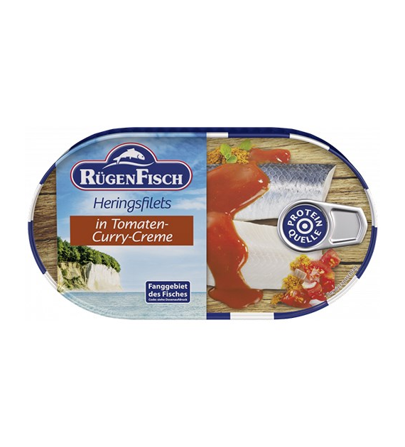 RugenFisch Heringfilets Tomaten-Curry-Creme 200g