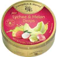 C&H Lychee & Melon Drops 175g