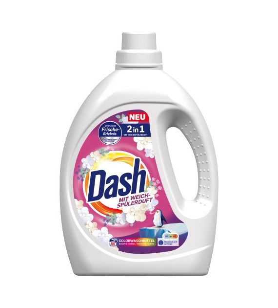 Dash Color 2in1 mit Weichspuler Gel 50p 2,2L