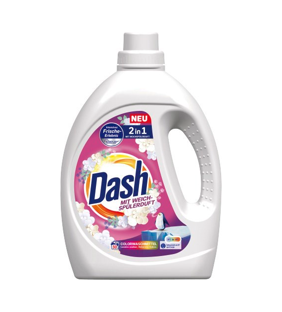 Dash Color 2in1 mit Weichspuler Gel 50p 2,2L