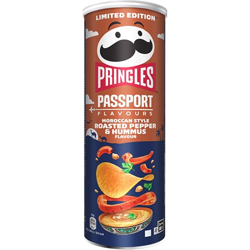Pringles Roasted Pepper & Hummus 165g