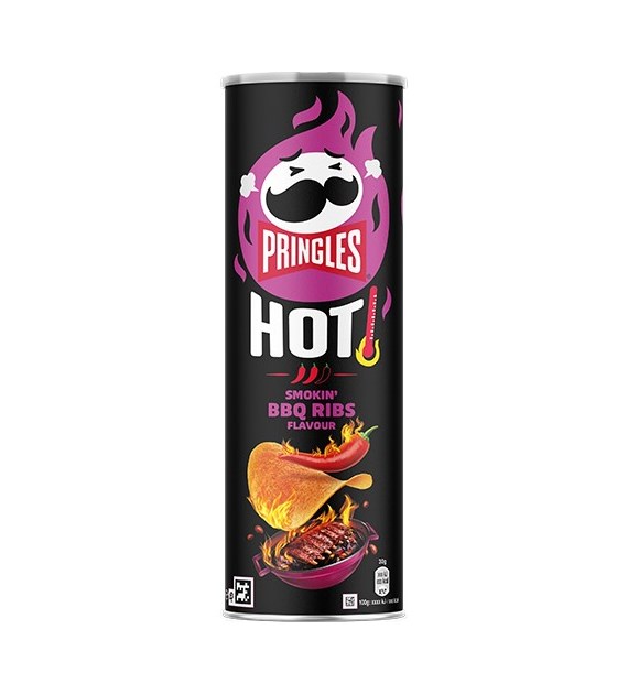 Pringles Hot Smokin' BBQ Ribs 160g