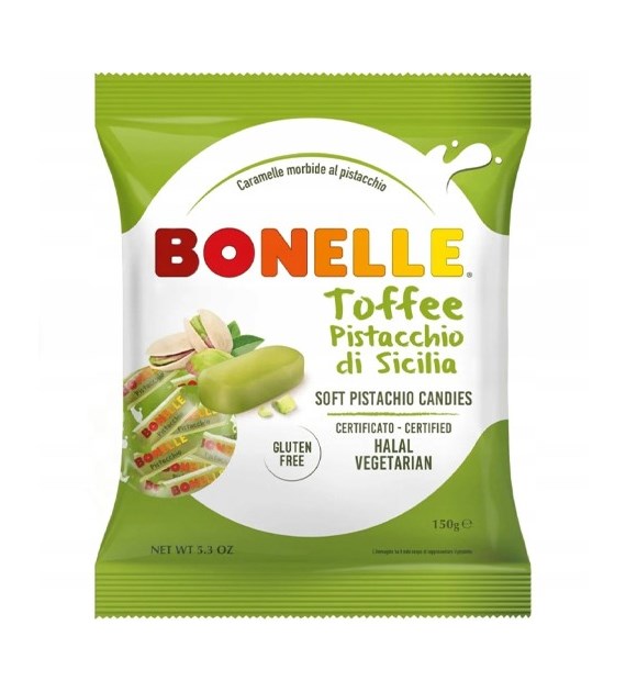 Bonelle Toffee Pistacchio di Sicilia Cukierki 150g