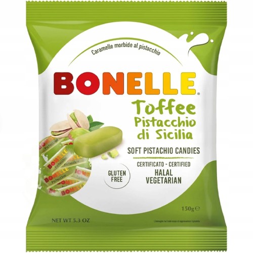Bonelle Toffee Pistacchio di Sicilia Cukierki 150g