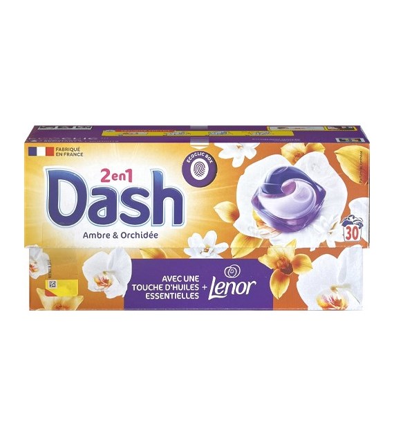Dash 2en1 Ambre & Orchidee Kapsułki 30p 603g