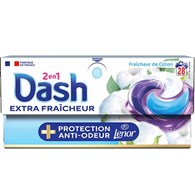 Dash 2en1 Fraicheur de Coton Kaps 28p 669g