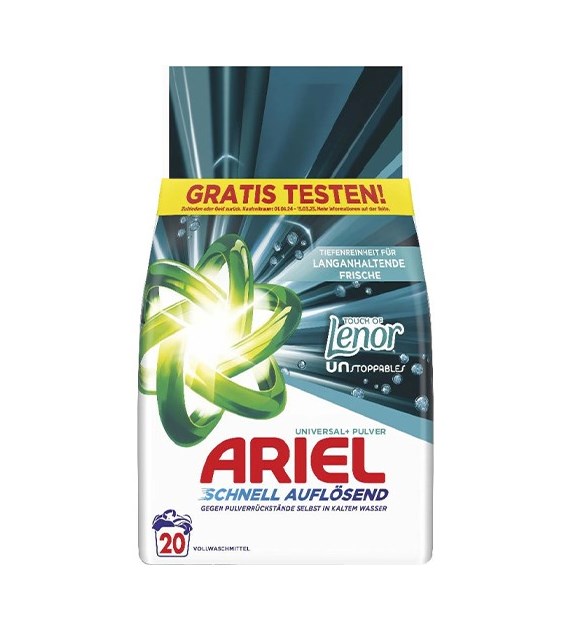 Ariel Universal+ Touch of Lenor Proszek 20p 1,2kg