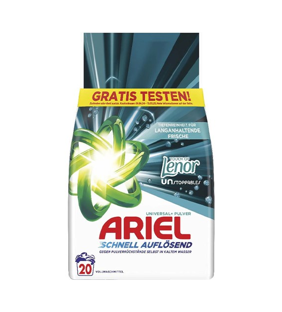 Ariel Universal+ Touch of Lenor Proszek 20p 1,2kg