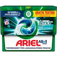 Ariel All in1 Universal+ Touch of Lenor 15p 354g