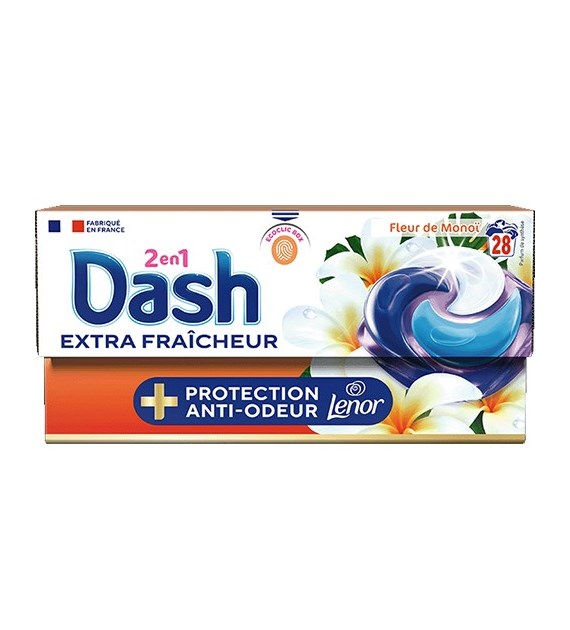 Dash 2en1 Fleur de Monoi Kaps 28p 669g
