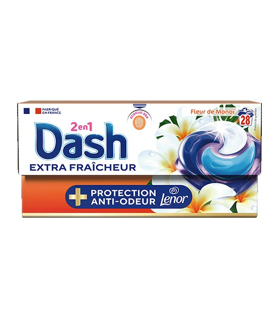 Dash 2en1 Fleur de Monoi Kaps 28p 669g