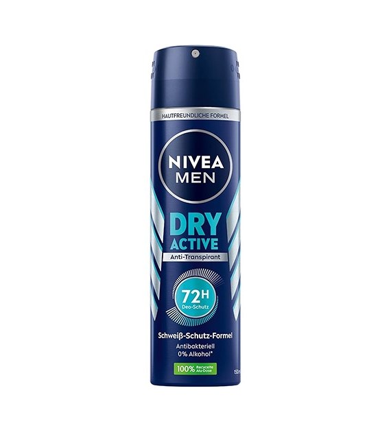 Nivea Men Dry Active Deo 150ml
