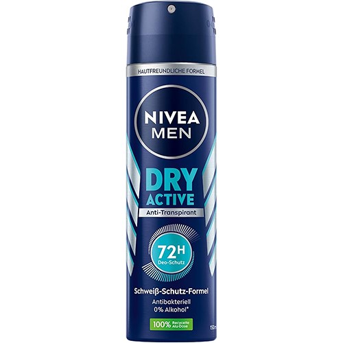 Nivea Men Dry Active Deo 150ml