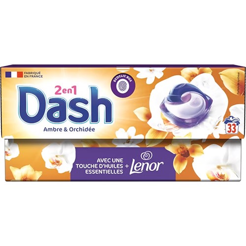 Dash 2en1 Ambre & Orchidee Kaps 33p 663g