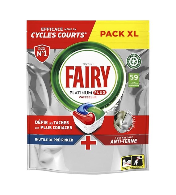 Fairy Platinum Plus Anti Terne 59szt 915g