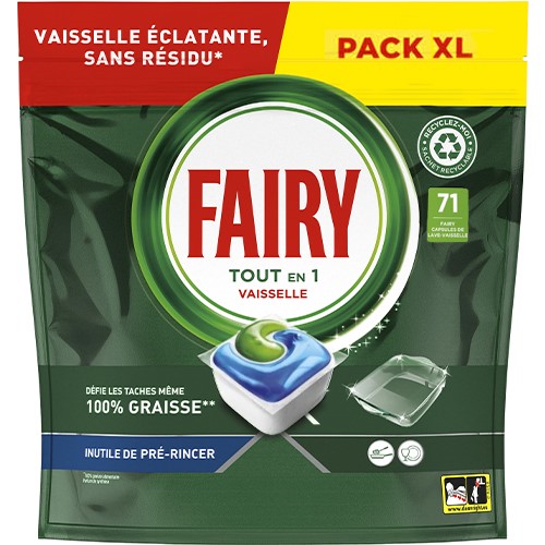 Fairy Tout en 1 Vaisselle 71szt 959g