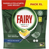Fairy Tout en 1 Vaisselle Citron 71szt 959g