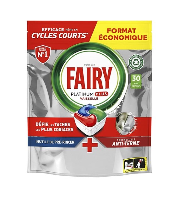 Fairy Platinum Plus Anti Terne 30szt 465g