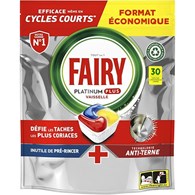Fairy Platinum Plus Anti Terne Citron 30szt 465g