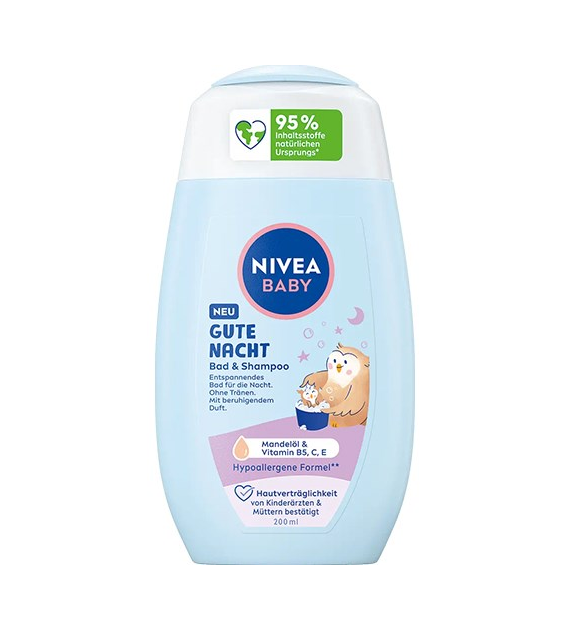 Nivea Baby Gute Nacht Mandelol Gel Szamp 200ml