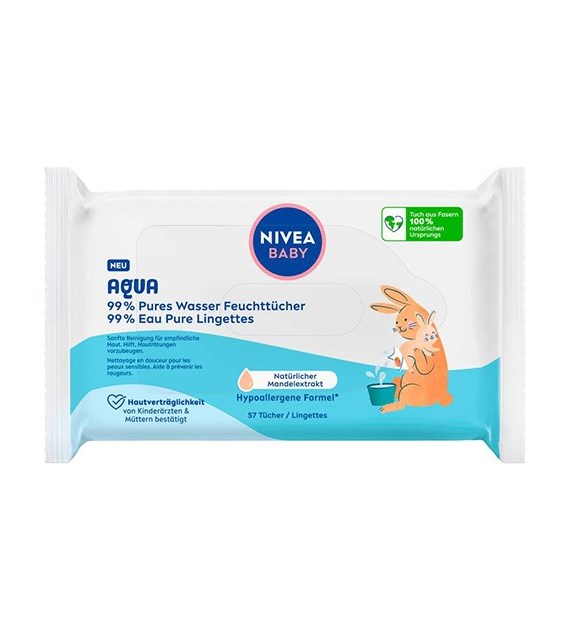 Nivea Baby Aqua Chusteczki 57szt
