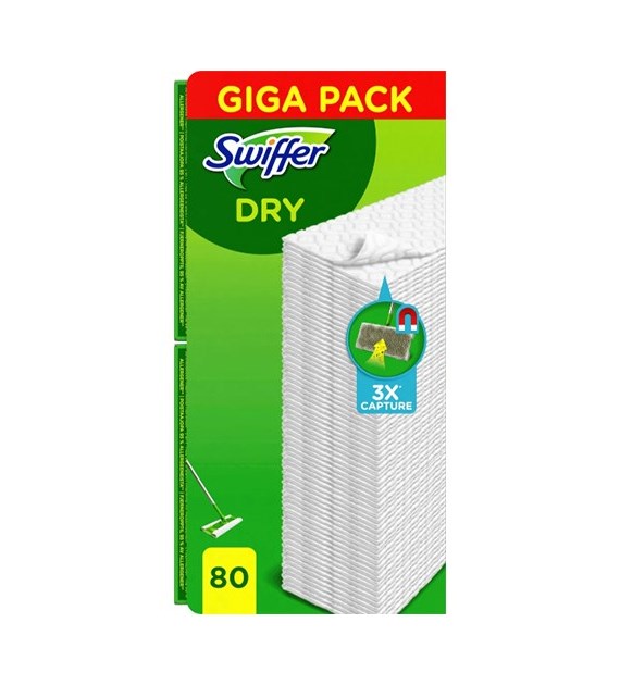 Swiffer Dry Suche Ściereczki do Mopa 80szt