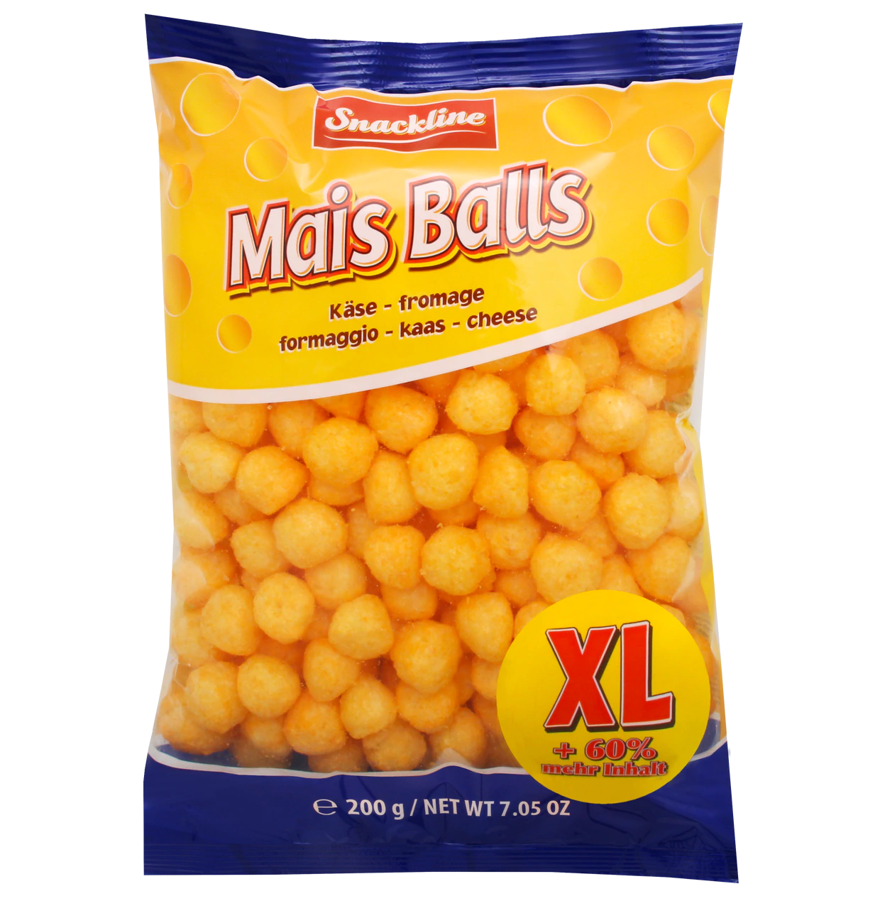 Snackline Mais Balls Kase-Fromage Chrupki 200g