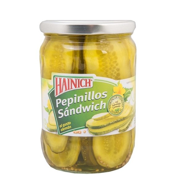 Hainich Pepinillos Sandwich Ogórki Konser 290/530g
