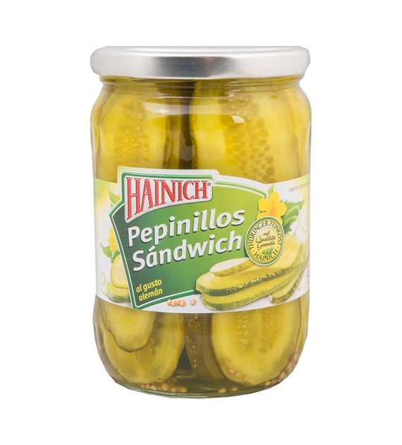 Hainich Pepinillos Sandwich Ogórki Konser 290/530g