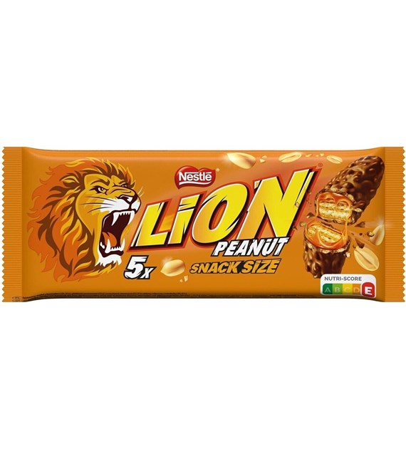 Lion Peanut Snack Size Baton 5szt 155g