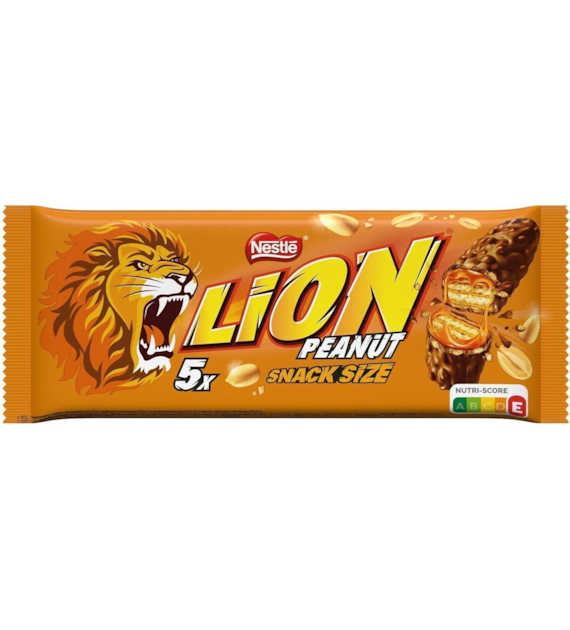 Lion Peanut Snack Size Baton 5szt 155g