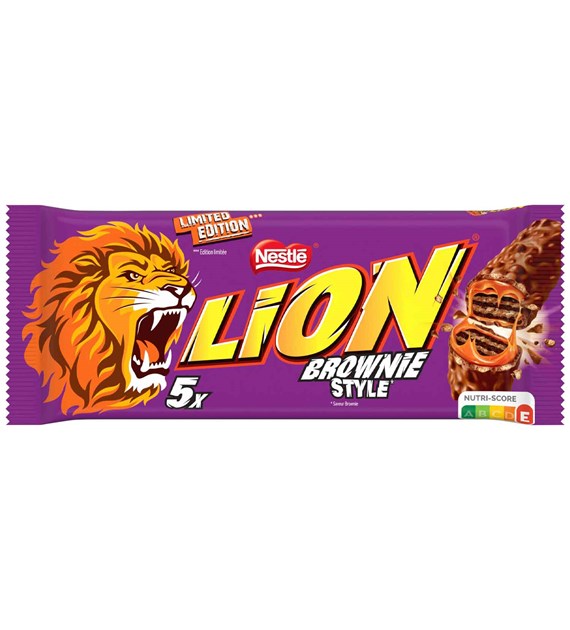 Lion Brownie Style x5 Baton 150g