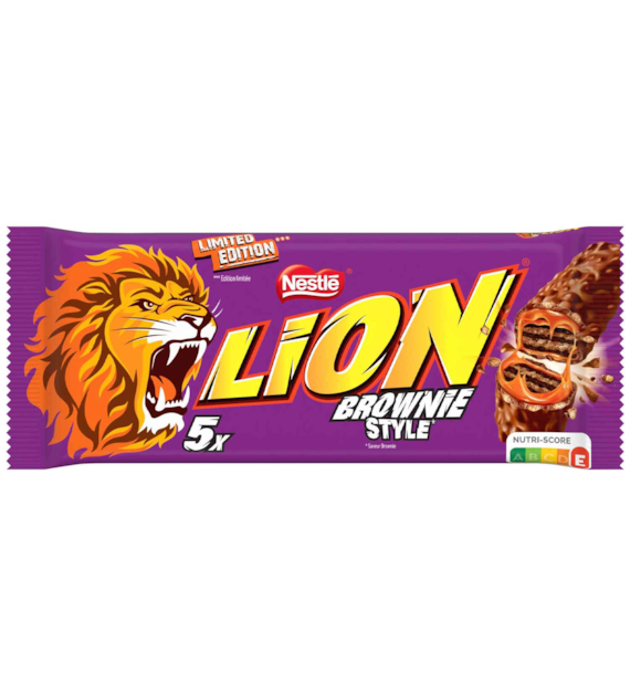 Lion Brownie Style Baton 5szt 150g